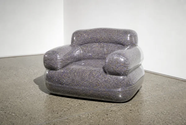 Inflatable Armchair Filled With Dried Lavender