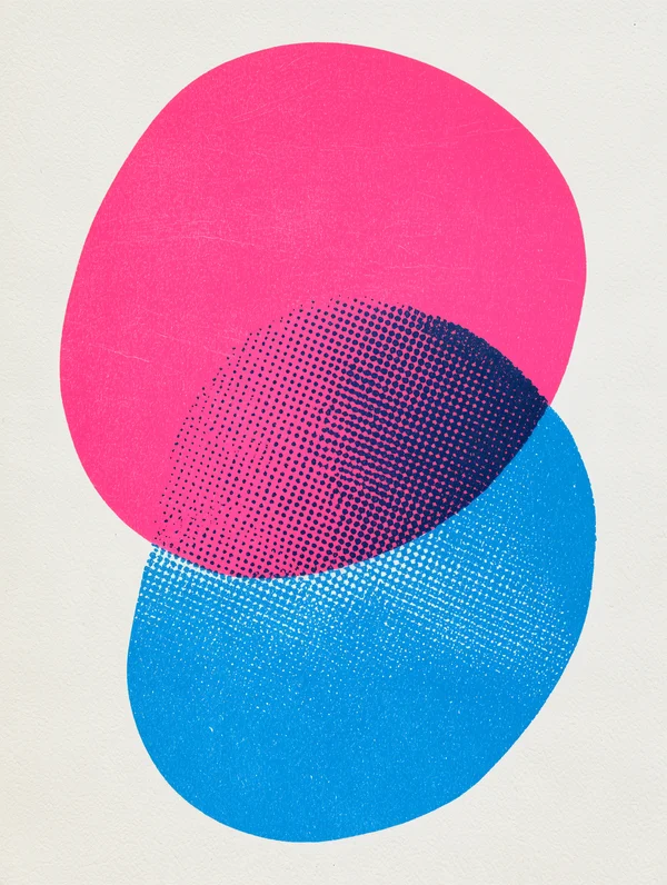 Abstract Overlapping Shapes
