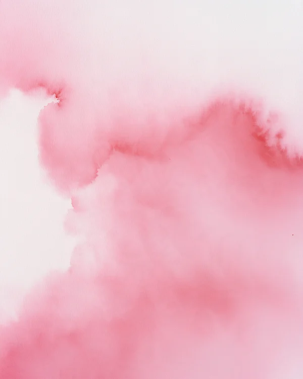 Soft Pink Watercolor Wash