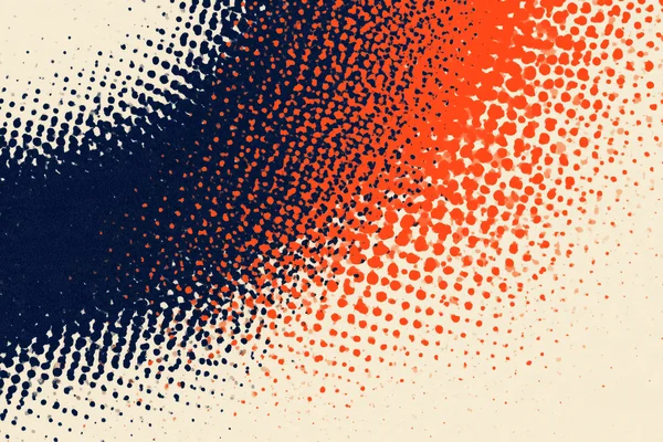 Duotone Halftone Dot Pattern