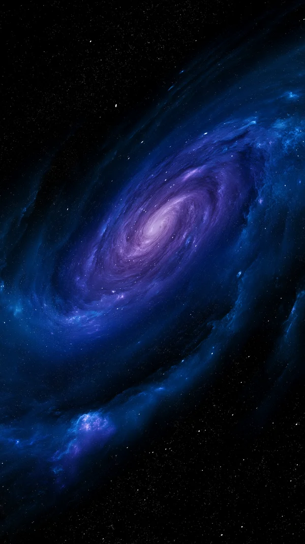 Spiral Galaxy in Deep Space