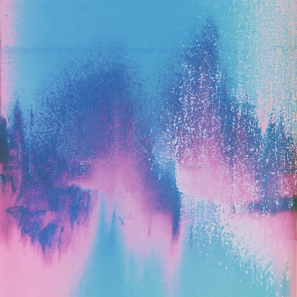 Abstract Cyan and Magenta Color Overlay