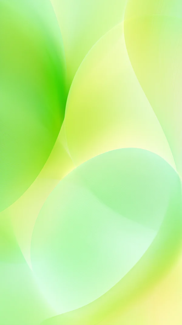 Abstract Lime Green Layers