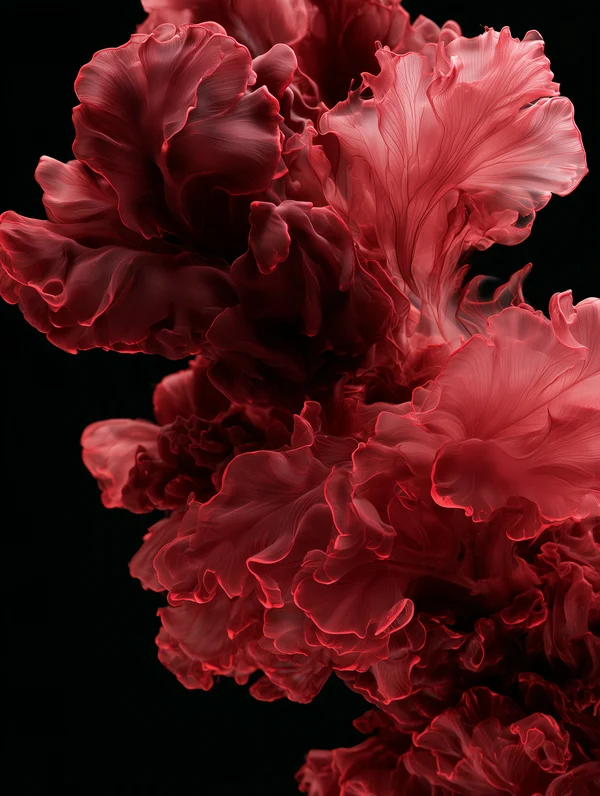 Crimson Ink Plumes