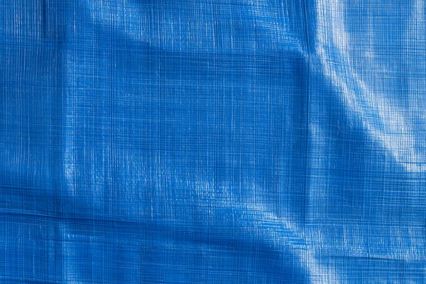 Blue Woven Plastic Tarp Texture