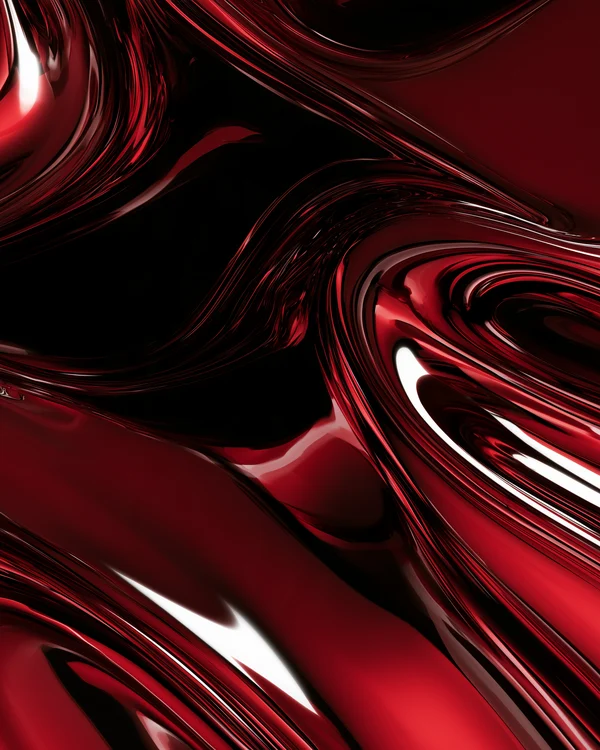 Crimson Liquid Abstract