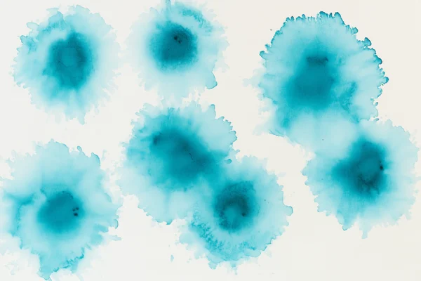 Turquoise Ink Splatter Texture