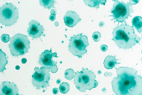 Turquoise Ink Splatter Texture