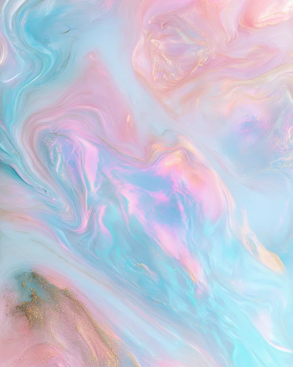 Iridescent Marbled Resin Texture