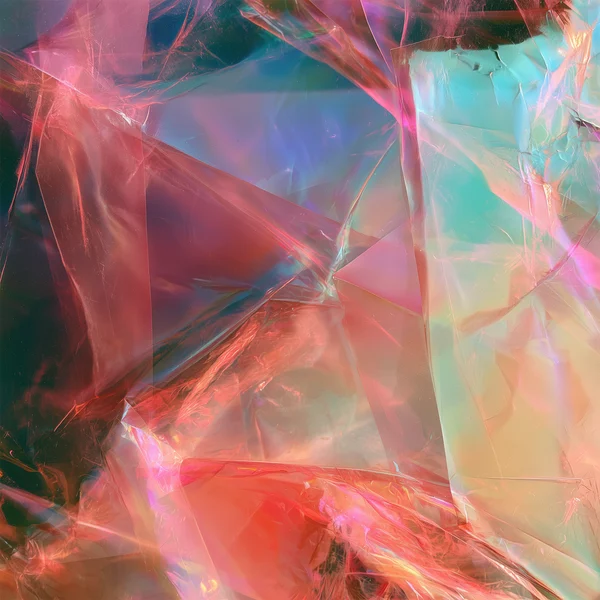 Iridescent Plastic Film Texture
