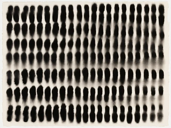 Abstract Ink Pattern on Paper
