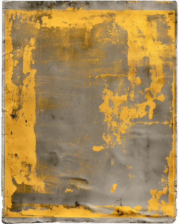 Worn Yellow and Gray Distressed Texture