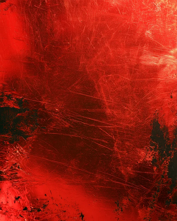 Distressed Red Metallic Surface