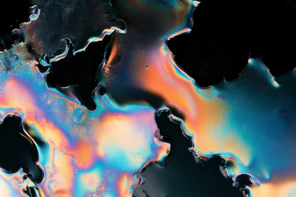 Iridescent Fluid Abstract