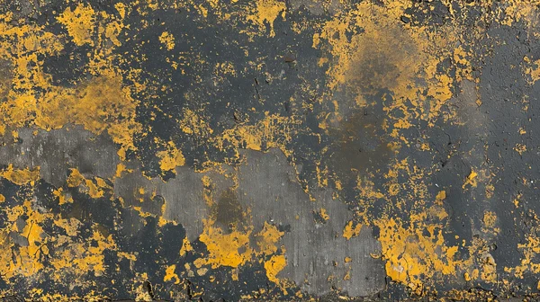 Worn Yellow Paint on Asphalt Texture