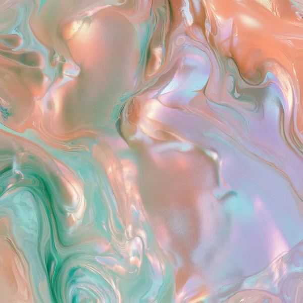 Iridescent Fluid Abstract Surface