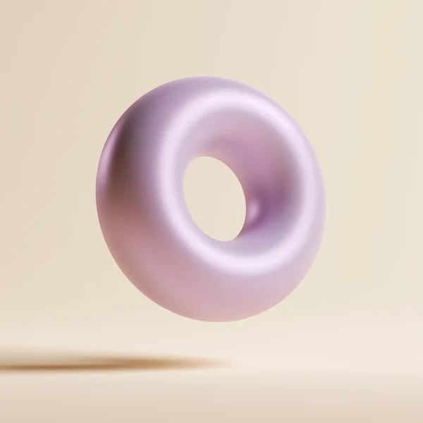 Floating Lavender Torus