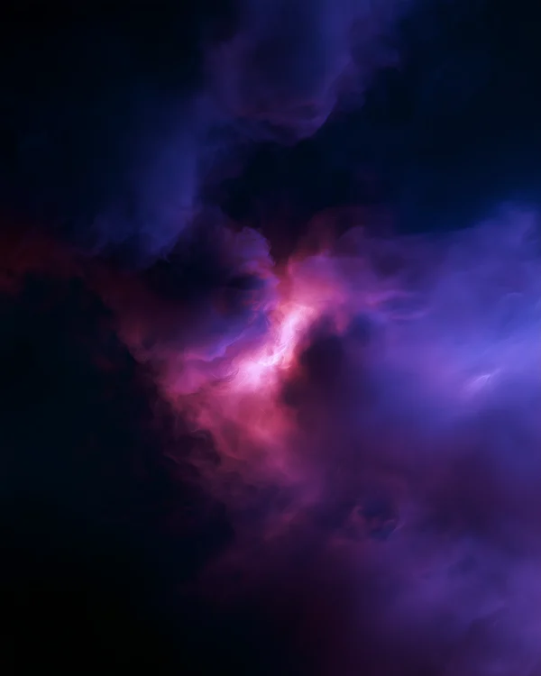 Ethereal Violet Nebula