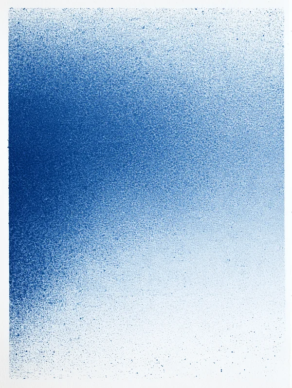 Blue Spray Paint Gradient Texture