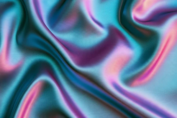 Iridescent Satin Fabric Texture
