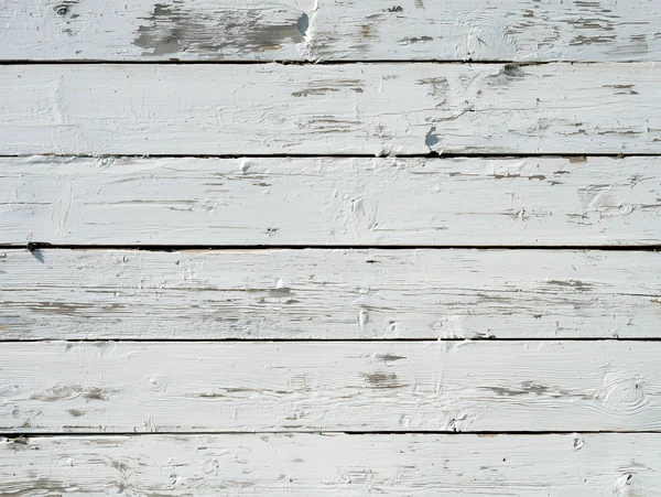 Weathered White Painted Wood Planks