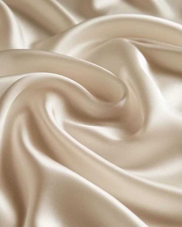 Ivory Silk Fabric Texture