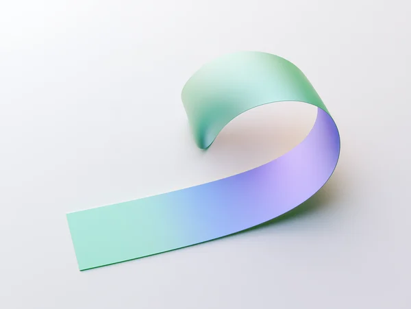 Minimalist Gradient Ribbon