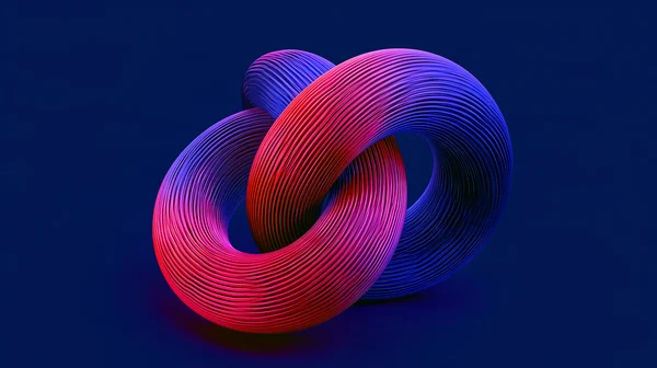 Abstract Gradient Trefoil Knot