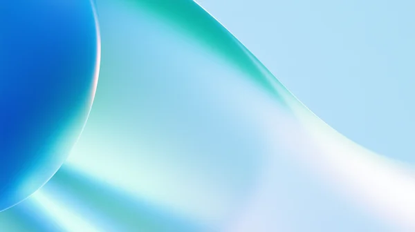 Abstract Blue Gradient Curves