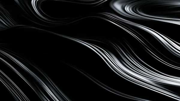 Abstract Silver Liquid Flow