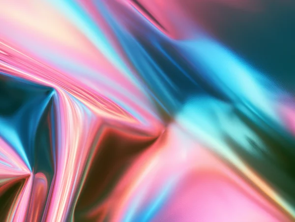 Abstract Iridescent Metallic Surface