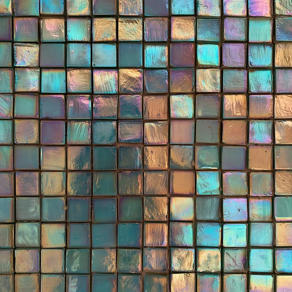 Iridescent Glass Mosaic Tile Grid