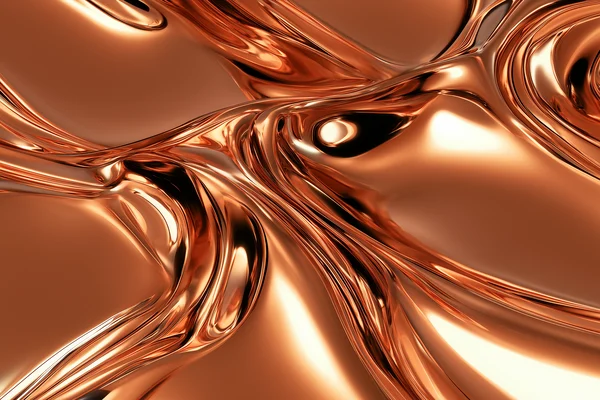 Molten Copper Abstract Surface