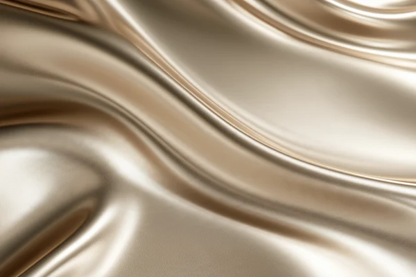 Abstract Champagne Metallic Waves