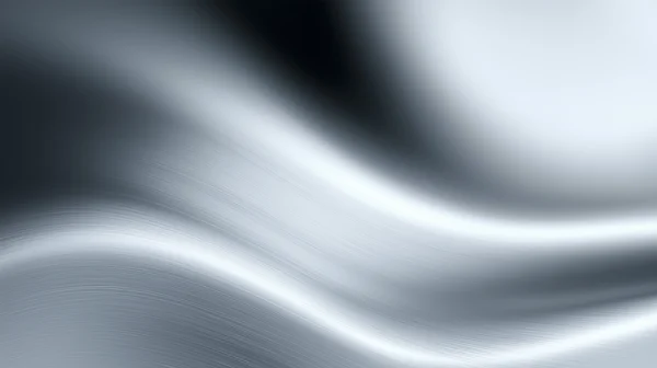 Abstract Silver Satin Wave