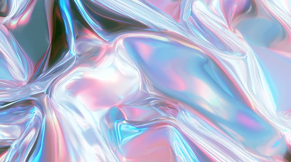 Iridescent Abstract Mylar Texture