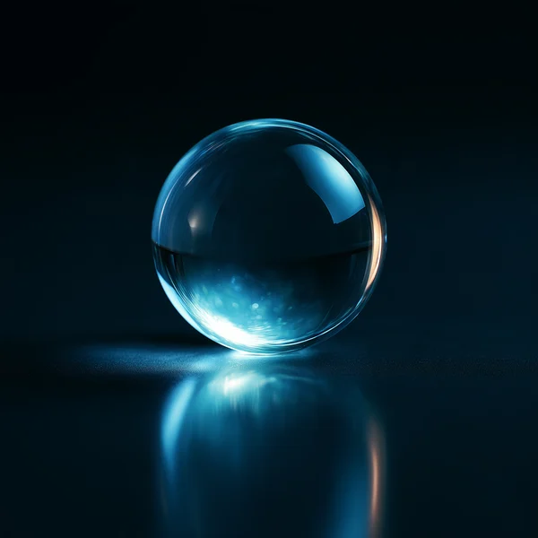 Luminous Glass Sphere