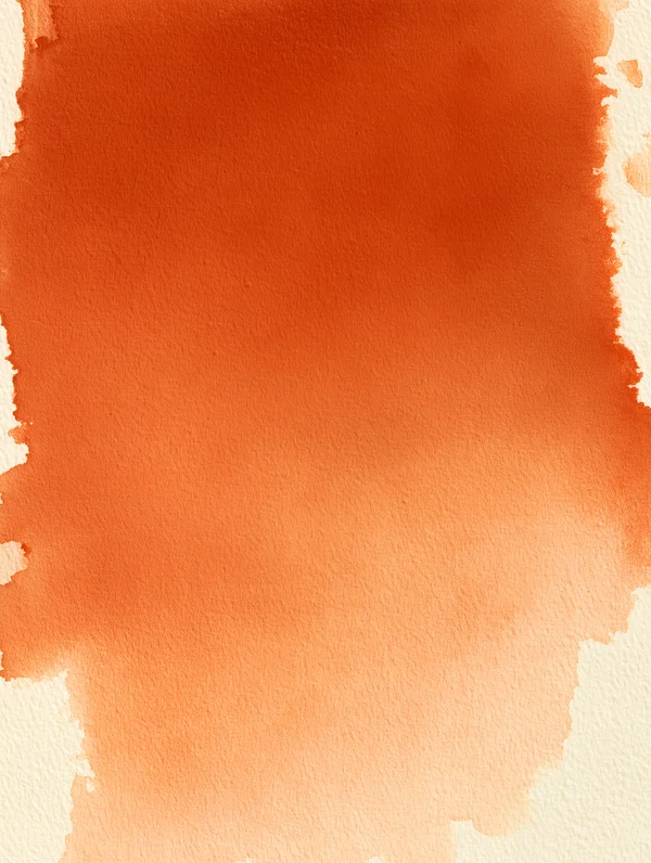 Terracotta Watercolor Wash on Paper