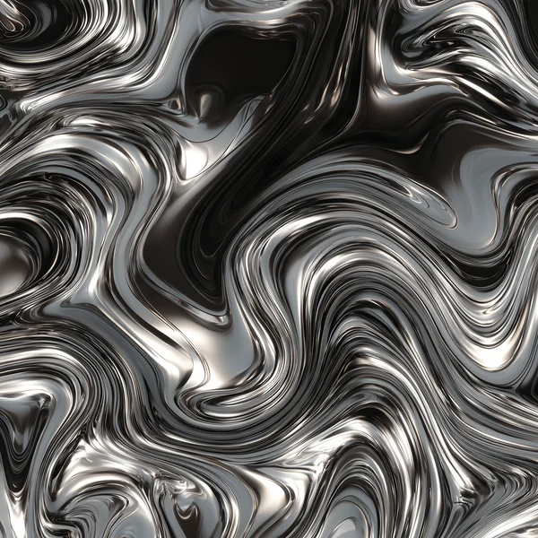 Liquid Silver Swirl