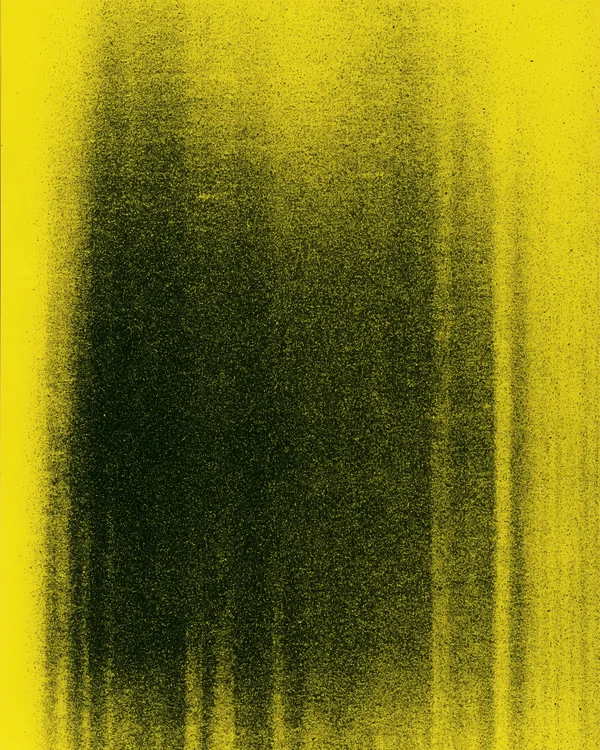 Yellow and Black Grainy Texture