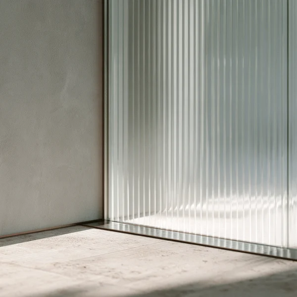 Minimalist Glass and Stone Material Study