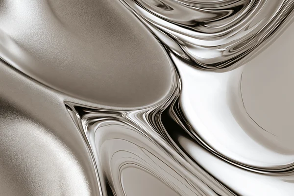 Liquid Silver Abstract Surface