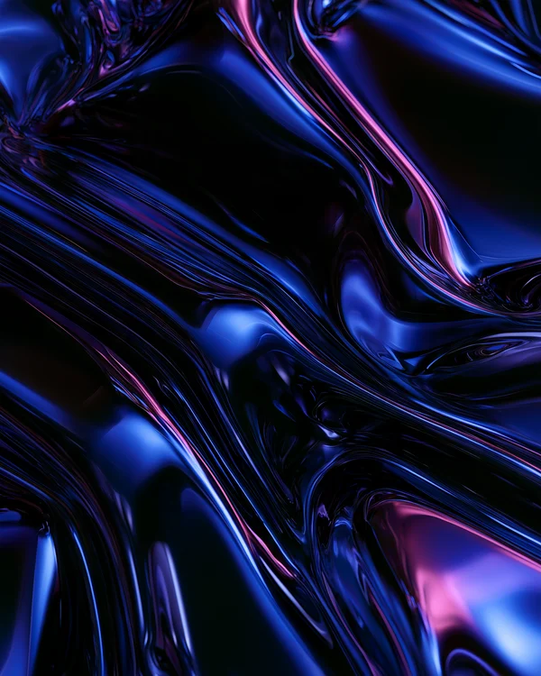 Abstract Iridescent Fluid Surface