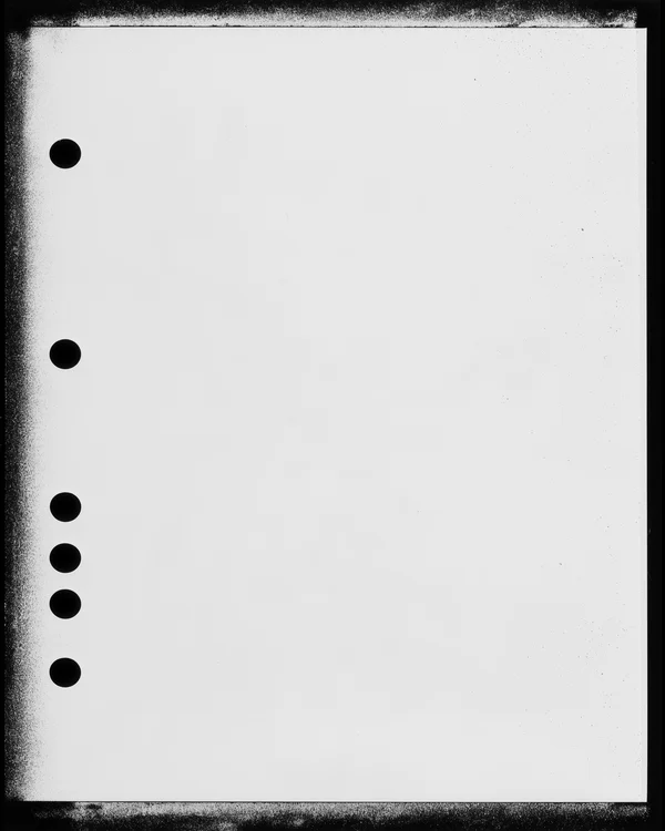 Minimalist Paper Texture with Hole Punches