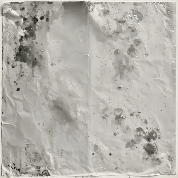 Wrinkled Paper Texture with Ink Stains