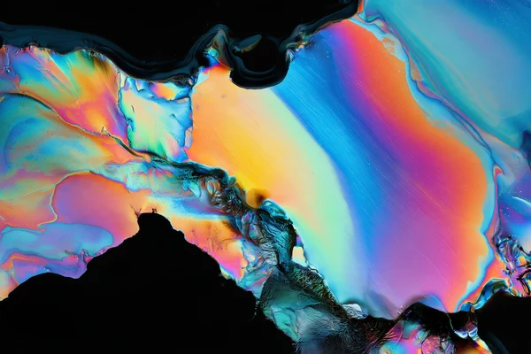 Iridescent Fluid Abstract