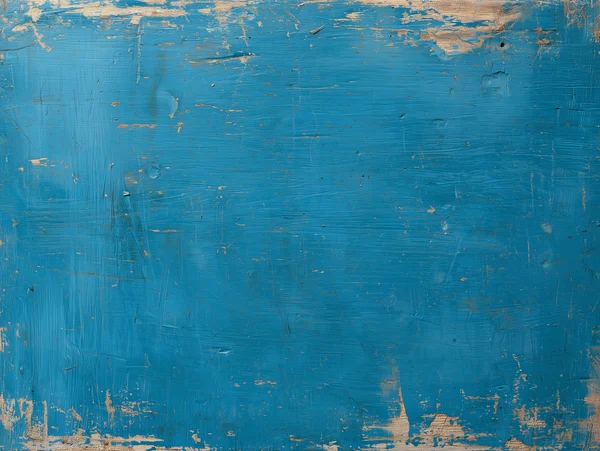 Worn Blue Painted Wood Texture