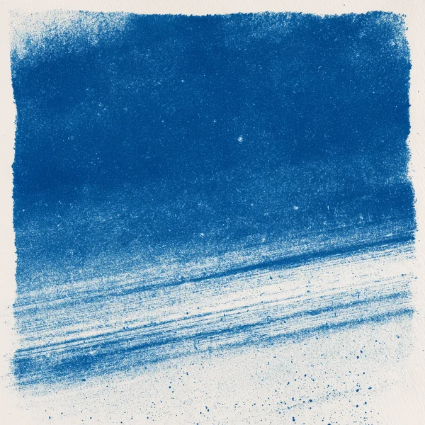Blue Ink Texture on Paper