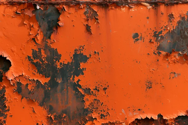 Weathered Orange Metal Surface