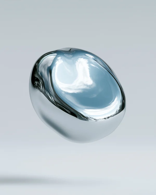 Floating Liquid Metal Sphere